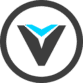 vex virtual reality interactive tours circle icon logo dark